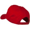 Solid Cotton Twill Pro Style Cap - Red