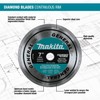 Makita A-95065 4" Diamond Blade, Continuous Rim, General Purpose