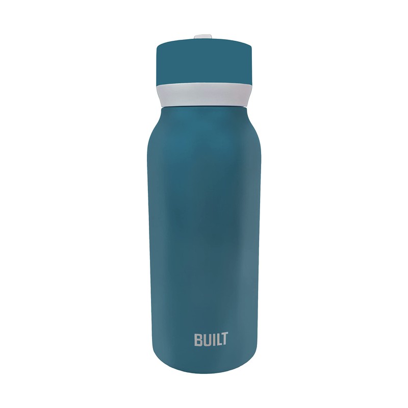 Built 32oz Cascade Bottle with Wide Mouth Straw Lid and