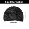 Silk Bonnet For Sleeping, Mulberry Silk Bonnet, Wrap Elastic Head,