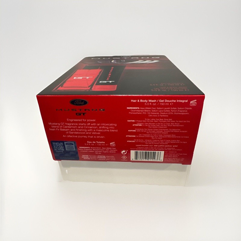 Mustang Ford Mustang GT Men’s EDT 3.4 Oz + Hair