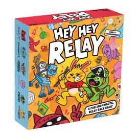 Ultra PRO - Hey Hey Relay, Exciting Fun Family Fast-Paced Relay Race Board Game, for Game Lovers