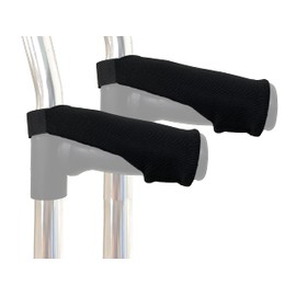 Crutcheze Forearm Crutch Hand Pads – Soft Cushioned Grip Covers for Adult Forearm Crutches – Premium Handle Padding for Added Comfort and Support – Pair of Durable Accessories