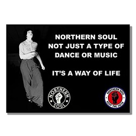 Northern Soul Motivational Inspirational Sign Poster Print. NOT JUST A Dance.