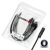 Chanzon 20 pcs Pre-Wired 3mm White LED Diode Lights (Clear
