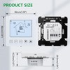Wengart Underfloor Heating Thermostat with Touchscreen for Water Underfloor Heating