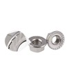 BOZONLI M16 (16 mm) Flange Nuts with Locking Toothing (Self-Locking),