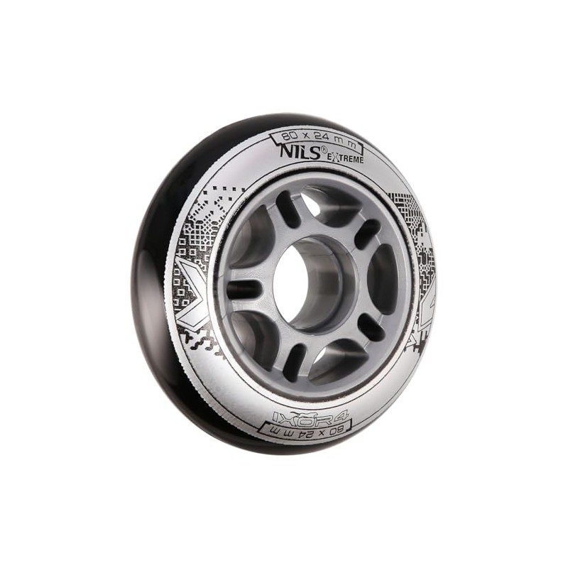 NILS Inline Roller Skating Skates Skate Wheels Replacement Wheels Pack