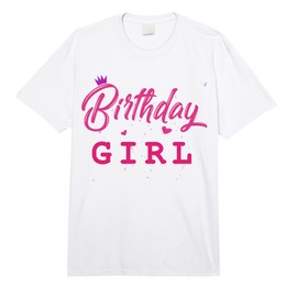 Birthday Girl Shirt | Cute Glam B-Day T-Shirt Gift Comfort Colors Adult Heavyweight T-Shirt
