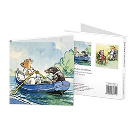 Museums & Galleries Wind in the Willows Pack of 8 Art Greeting Cards with White Envelopes (12.3 x 12.3 Cm)