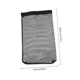 Outanaya Outdoor Dryer Vent Cover 2 Pack Lint Catcher Bags Nylon Fabric Lint Filtration Quick Install Black