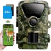 MAXDONE Trail WiFi Game Camera 1440P 32MP No Glow Night