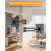 48" Extension Long Arm Rotating TV Wall Mount 26-65”TV by