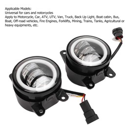 Akozon Luz Antiniebla, Foco Antiniebla de 3,5 Pulgadas, Lámpara Antiniebla de Conducción Súper Brillante, Universal para Automóviles y Motocicletas