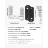 14-Key Mechanical Keyless Entry Smart Lock Double-Sided Stainless Steel Door