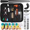 Audab Jewelry Wire Wrapping Jewelry Making Supplies Kit, Ring Sizer