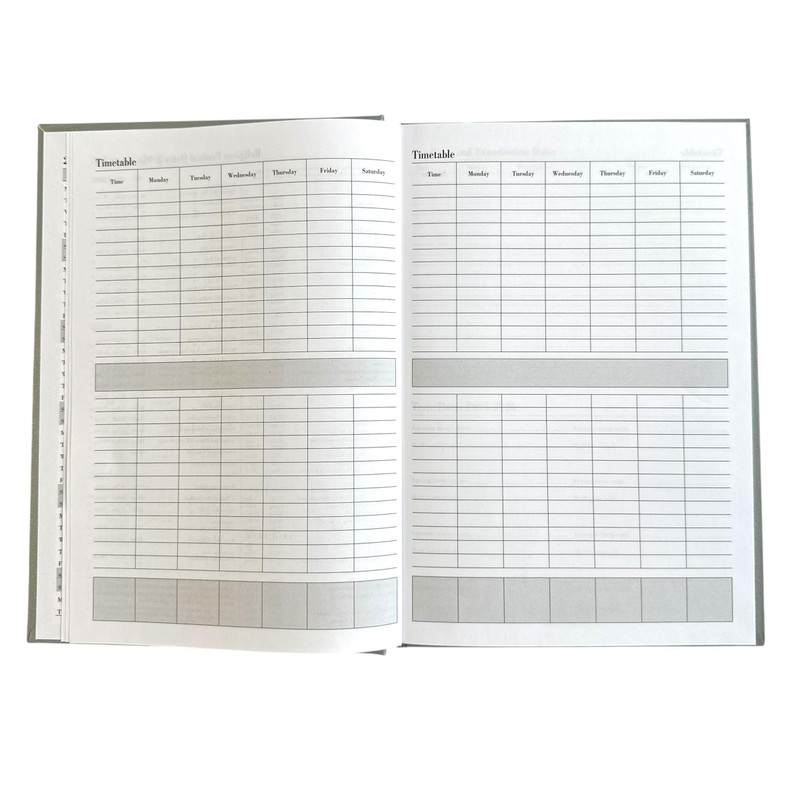 2025-2026 A5 Academic Diary Premium Week To View Diary Hardback