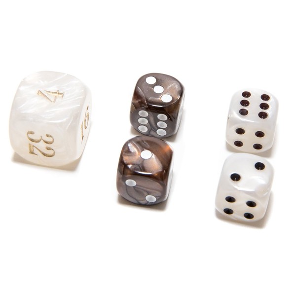 Bello Games Deluxe Marbleized Dice Sets 5/8"