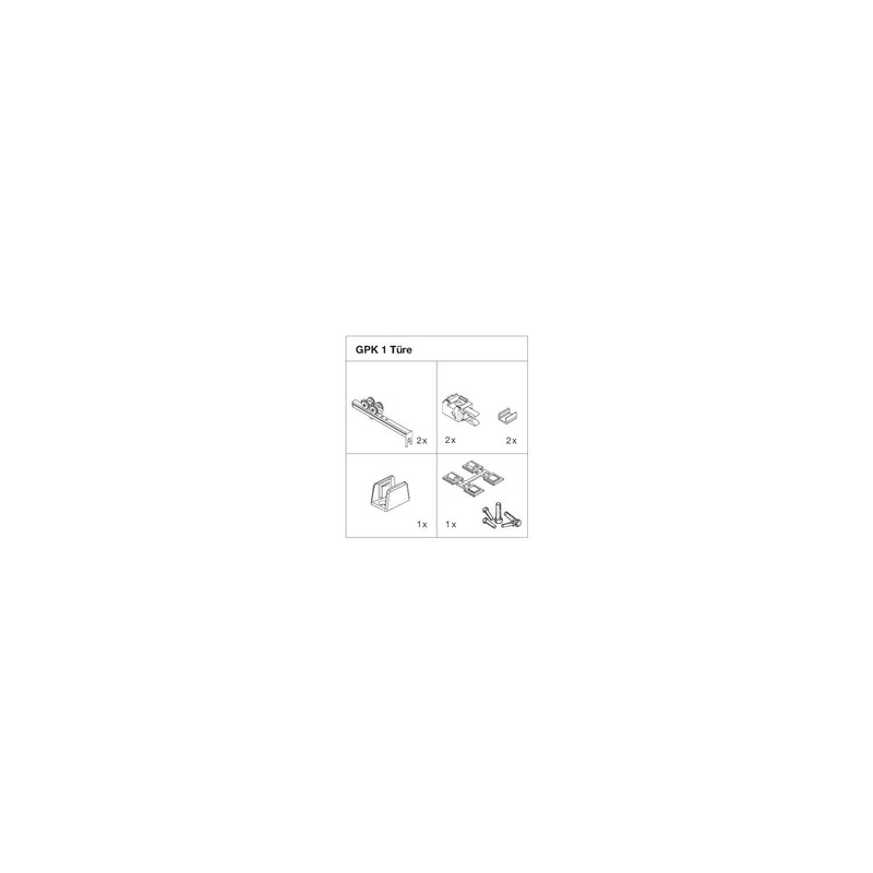 Hawa Clipo 36 GPK IS Sliding Door Fitting for 1