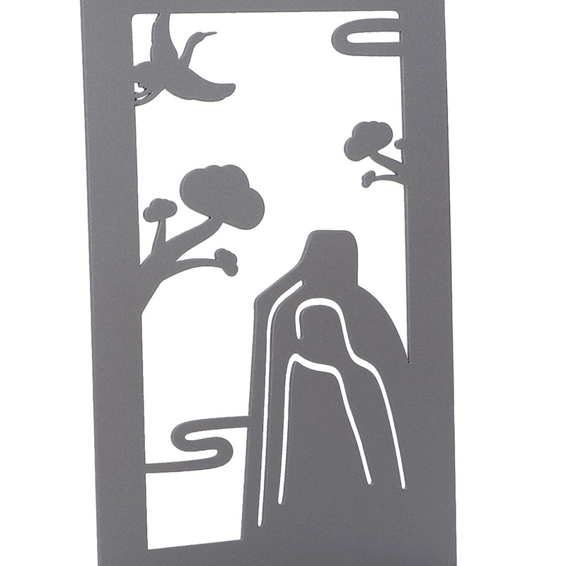 4 Pcs Metal Bookends Anti Slip Exquisite Beautiful Unique Design
