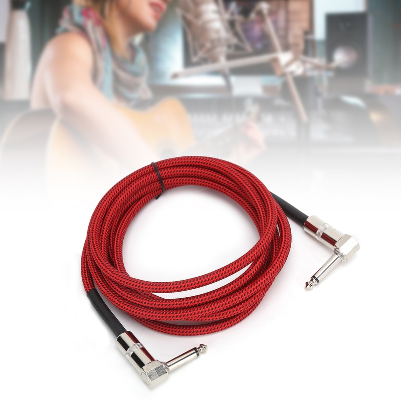 JORINDO Guitar Cable 6.35mm 1/4in Audio Connection Wire Electric Musical