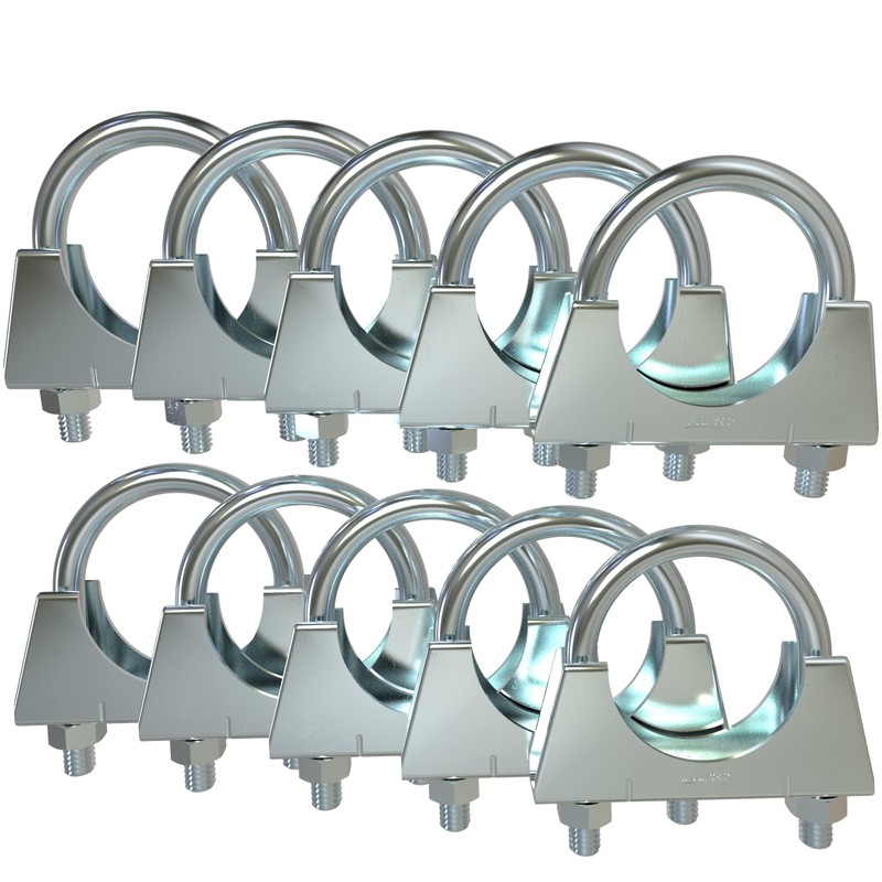 2 x M8 clamp pipe clamp diameter 38-76 mm selection: