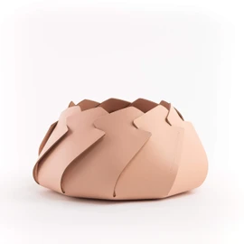 Vacavaliente Zambo Organiser, Leather, New Pink, Groot