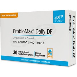 XYMOGEN ProbioMax Daily 30B - Vegetarian, Dairy & Gluten Free Probiotics for Digestive Health - Women's & Men's Probiotic Nutritional Supplements - Formerly ProbioMax Daily DF (30 Capsules)
