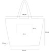 normani Large Shoulder Bag, Beach Bag, Shopper with Zip and
