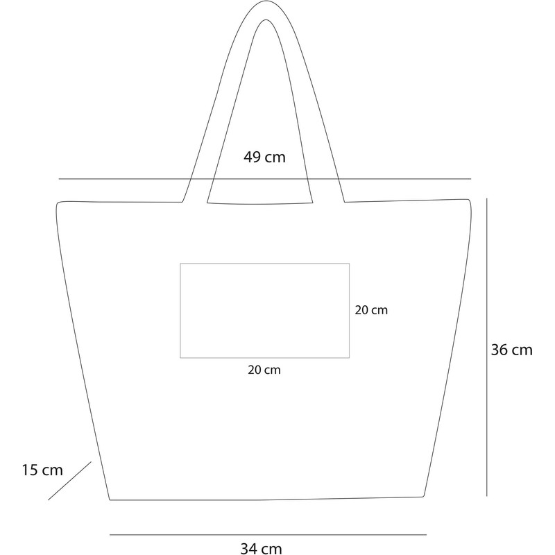 normani Large Shoulder Bag, Beach Bag, Shopper with Zip and