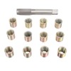 Thread Repair Tools 12Pcs Stainless Steel Inserts with 1Pc Screw