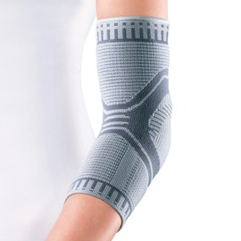 OPPO 2988 ACCUTEX Elbow Brace Compression Sleeve - for Tendonitis Pain, Tennis Elbow, Golfer's Elbow, Arthritis, Workouts - for Women and Men (Gray, Medium)