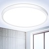 LED Ceiling Light, Flat Round 18 W 6500 K 1600