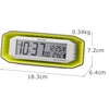 RHYTHM 8RZ220SR05 Loud Alarm Clock, Radio Clock, Electronic Sound, Alarm,