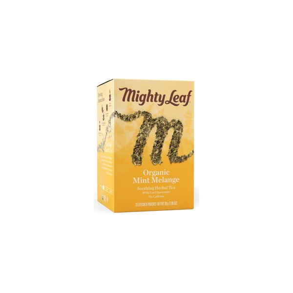 Mighty Leaf Organic Mint Melange Tea 15 Count