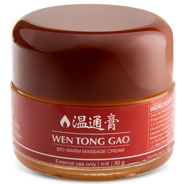 LEKON Wen Tong Gao Bio-Warm Massage Cream Lower Back, Sore Tight Muscle, Joint Pain Relief 100% Natural Ingredients