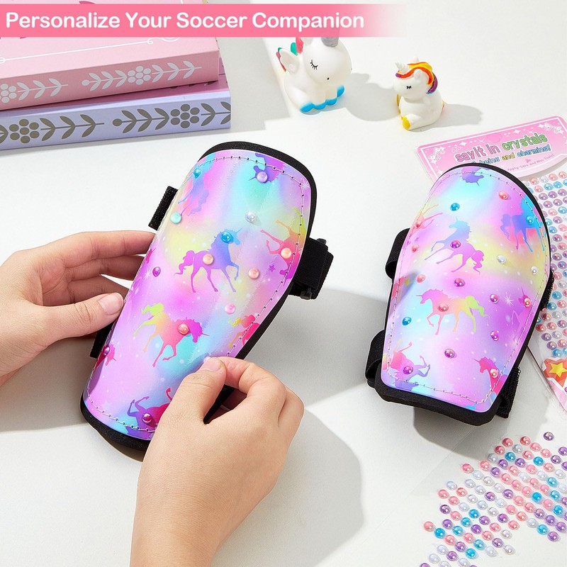 Lemmeko Soccer Shin Guards Kids Toddler Shin Guards with Girls