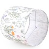 Drum Lampshades Floral Printed Lamp Shades - 13" x 13"