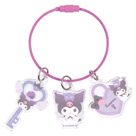 Tees Factory Sanrio Characters Angel Wire Key Ring, Chromi, H1.8 x W 1.3 x D 0.1 inches (45 x 34 x 2 mm), SR-5546414KU