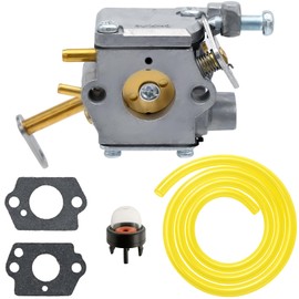 FitBest Carburetor for Homelite UT-10532 UT-10926 33cc Chainsaw, Ryobi RY74003D, Replaces 300981002, ZAMA C1Q-601, C1Q-H42, A09159, 300939002, with Gasket, Fuel Line