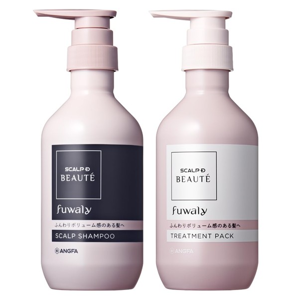Scalp D Beaute Fuery Scalp Shampoo & Treatment Pack for Women, Ladies, Scalp Care, Scalp Cleansing, 11.8 fl oz (350 ml) Approx. 2 Months Work, Soft Hair