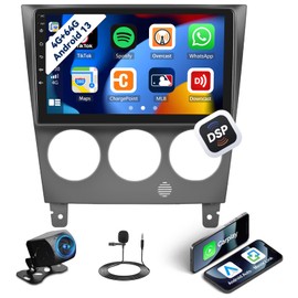 UNITOPSCI 4G+64G for Subaru Impreza 2003-2006 Android 13 Stereo Radio Wireless CarPlay Android Auto GPS Navigation 9 Inch Touch Screen Bluetooth 5.0 FM/RDS DSP 32EQ WiFi Mirror Link SWC+ Camera Mic