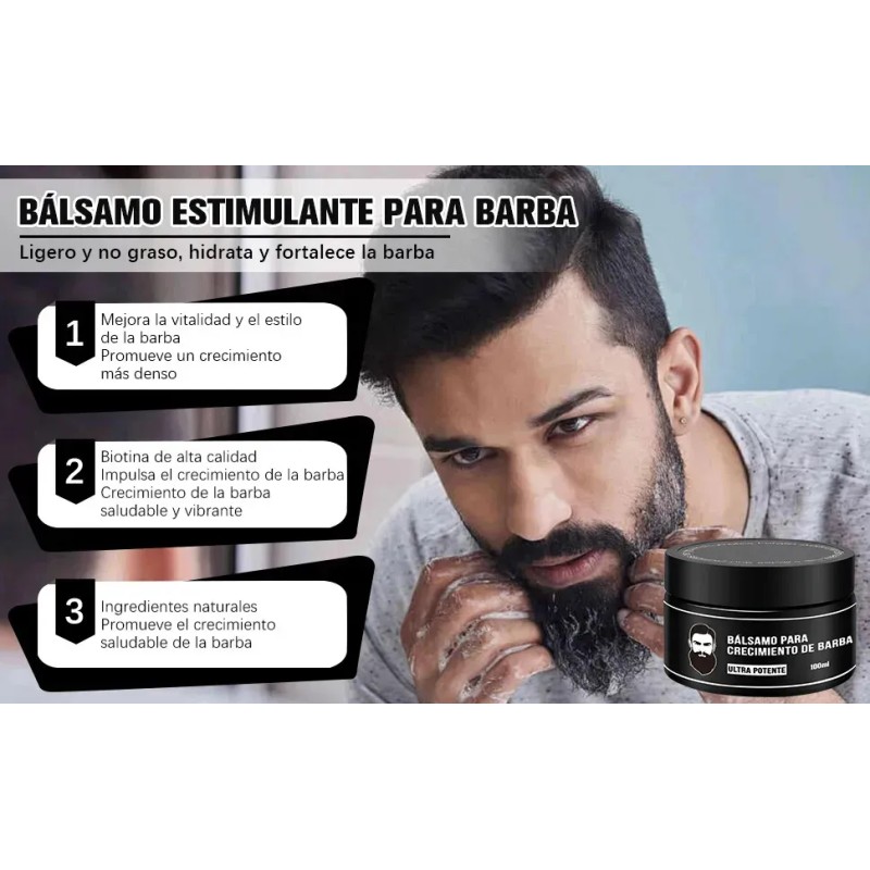 2pcs Cosmetics Para Barba, Hidrata Y Fortalece La Barba T