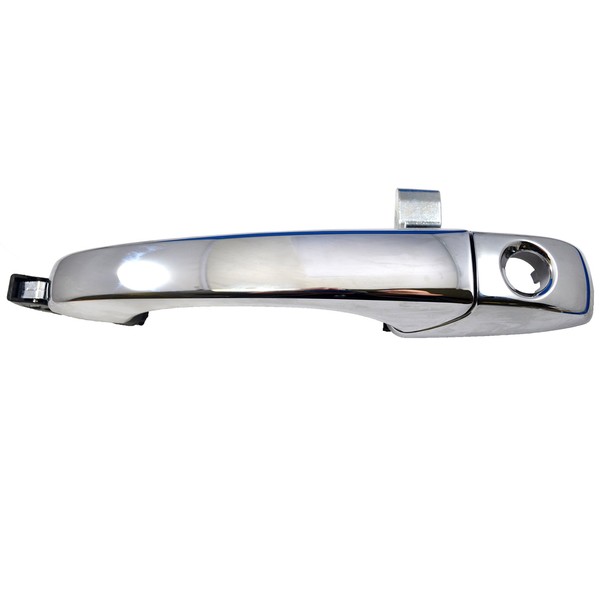 PT Auto Warehouse CH-3300M-FL - Outside Exterior Outer Door Handle, Chrome - Driver Side Front