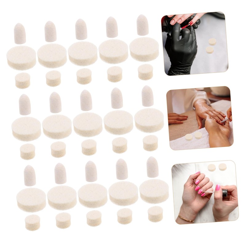 BUGUUYO Professional Jewelry Polishing Kit 75pcs Wool Grinding Heads Set