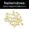 Nail Window Nail Deco Pineapple Metal Charm Gold 4x6mm / 네일윈도우 네일데코 파인애플 메탈참 골드 4x6mm