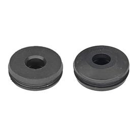 cyclingcolors 2 x Fuel Tank Rubber Grommets Gas Cutter Petrol Tank Nozzle Universal Fuel Line Pipe Seal Brush Cutter Trimmer Lawn Mower Diameter 25 mm 1 Hole