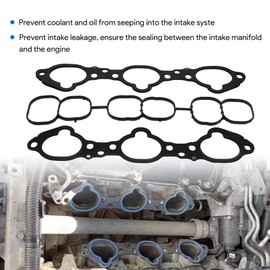 LoloWheat Engine Valve Cover and Intake Engine Manifold Gasket Set Fit for Nissan Infiniti Vehicle 3.5L V6 2007-2024 Altima Maxima Murano Pathfinder Quest 2014-2016 QX60 JX35 Replace# MS97143 VS50770R