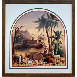 Joseph Henry Hidley "Noah's Ark" CUSTOM FRAMED Art Religious Biblical Ark NEW