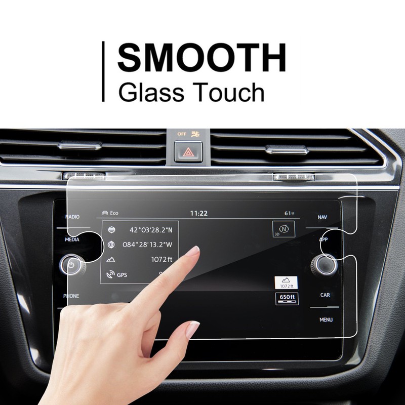 LFOTPP 8 Zoll Navigation Panzerglas Schutzfolie für Tiguan 2 MK2